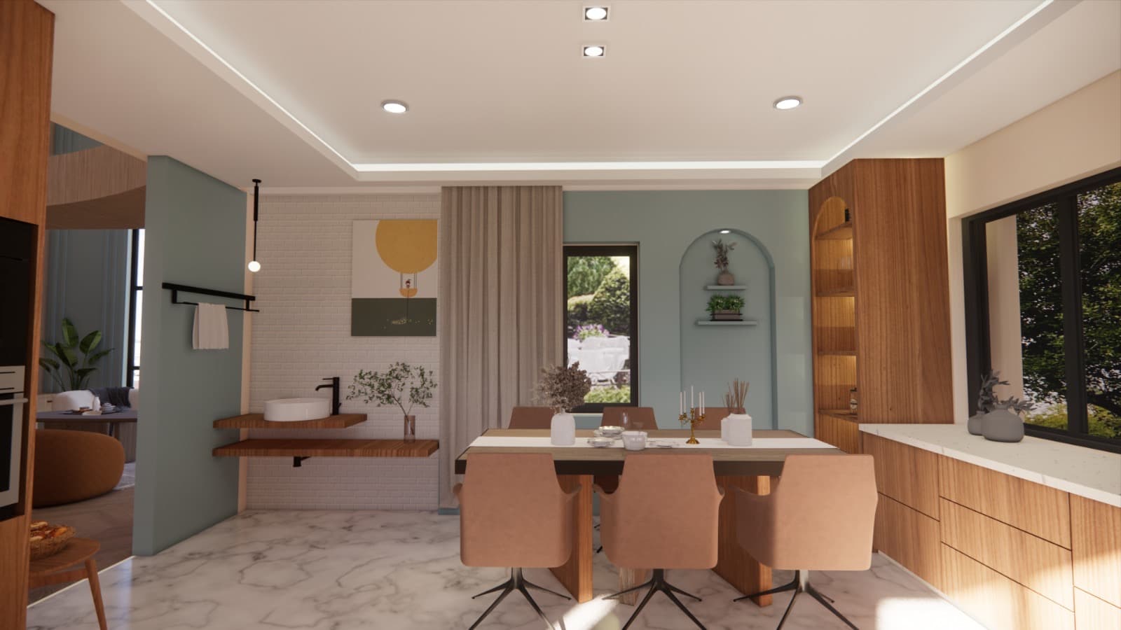 Kitchen & Dining — Interior project by Arzoo Joshi